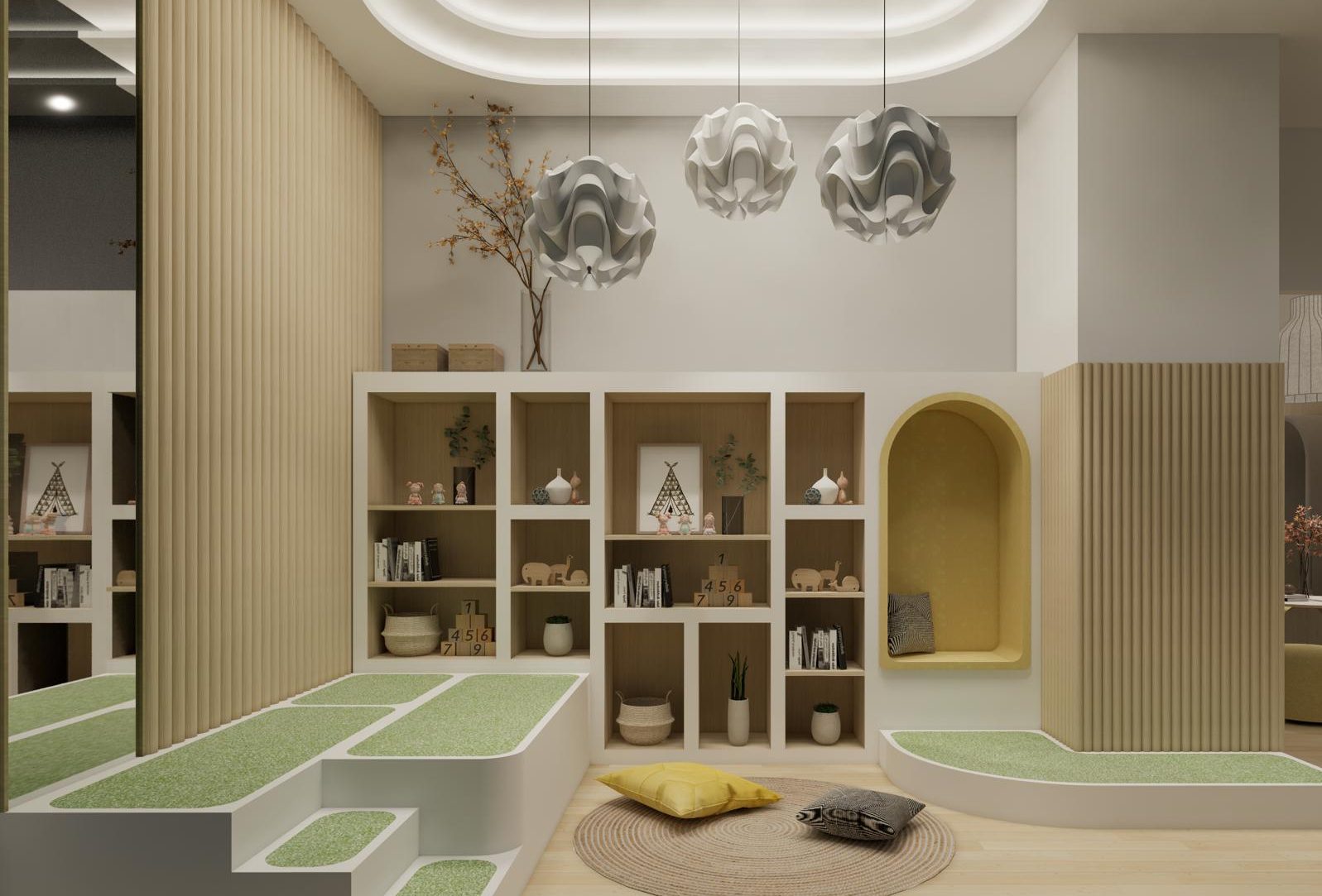 A dedicated, inviting space for reading and learning